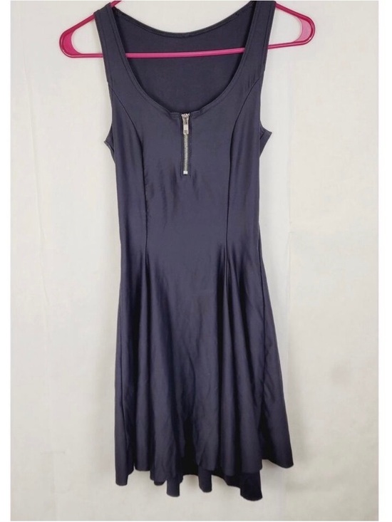 Blackmilk Dresses & Skirts - Blackmilk Grunge Scoop-Neck Zipper Fit-and-Flare Dress